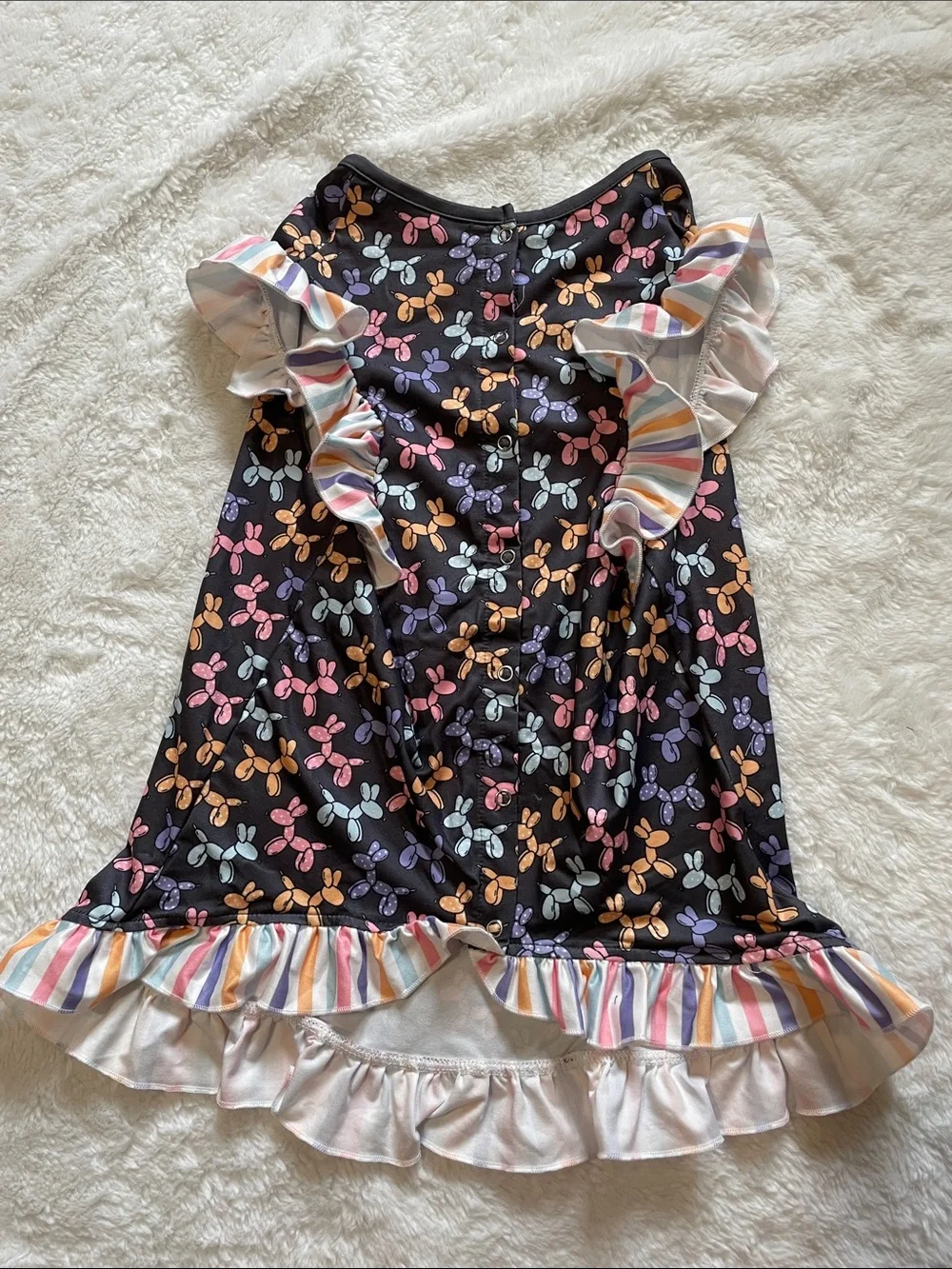 Pet Boutique Ruffle Shirt with Balloon Animals